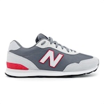 Tênis New Balance 515 V2 - Masculino CINZA ESC/VERMELHO