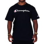 Camiseta Champion Logo Script Ink - Masculina PRETO