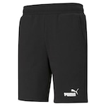 Short Puma Essential Slim - Masculino PRETO/BRANCO