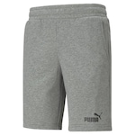 Short Puma Essential Slim - Masculino CINZA/PRETO