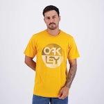 Camiseta Oakley Pararallel Lines - Masculina LARANJA