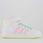 Tênis Adidas Grand Court Mid - Infantil BRANCO