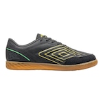 Chuteira Futsal Umbro Indoor Br - Adulto PRETO/AMARELO