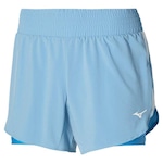 Shorts Mizuno 2 em 1 - Feminino AZUL