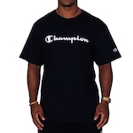 Camiseta Champion Lev Script - Masculina PRETO