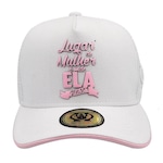 Boné Aba Curva Trucker Rhino Size Empoderada - Feminino BRANCO