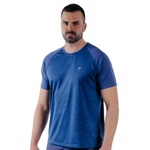 Camiseta Poker Esportiva Rain - Masculina Azul Mescla