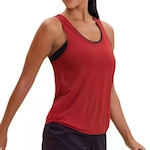 Camiseta Regata Live Basic Comfort - Feminina VERMELHO