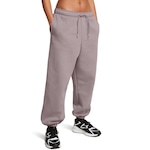 Calça Under Armour Sportstyle Icon Fleece Oversized Wordmark - Feminina ROXO