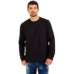 Blusão de Moletom sem Capuz Forum Basic In23 - Masculino PRETO