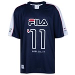 Camiseta Colaboração New Era x Fila Numbers - Masculina AZUL