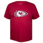 Camiseta New Era Plus Size Regular NFL Kansas City Chiefs - Masculina VERMELHO