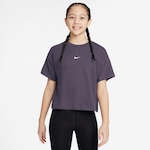 Camiseta Nike Sportswear Essentials Infantil ROXO