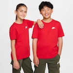 Camiseta Nike Sportswear Futura Infantil VERMELHO