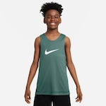 Camiseta Regata Nike Dri-Fit Dupla Face Infantil VERDE