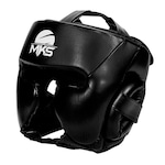 Head Guard Mks Capacete de Boxe Combat Without Chin PRETO