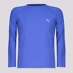 Camiseta Puma Manga Longa Uv50+ - Infantil AZUL