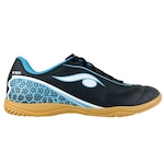 Chuteira Futsal D´Six Dray - Masculino PRETO/AZUL