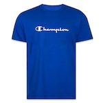 Camiseta Manga Curta Champion Script One Color Surf Masculina AZUL