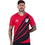 Camiseta Umbro Athletico Paranaense Masculina Vermelho/Preto