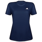 Camiseta adidas Own The Run Basic Feminina AZUL ESC/BRANCO