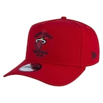 Boné New Era A-Frame Nba Miami Heat - Adulto VERMELHO