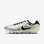 Chuteira de Campo Nike Tiempo 10 Pro - Adulto CINZA CLA/PRETO