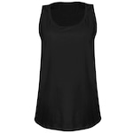 Camiseta Regata Run More Alongada - Feminina PRETO