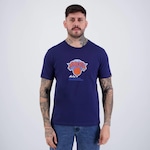 Camiseta New Era Nba New York Knicks - Masculina AZUL ESCURO