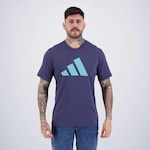 Camiseta adidas Essentials Logo Masculina AZUL ESCURO