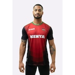 Camiseta Hupi Kenya Soul PRETO/VERMELHO