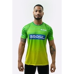 Camiseta Hupi Brasil Pace VERDE/AMARELO