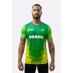 Camiseta Hupi Brasil Soul VERDE/AMARELO