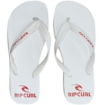 Chinelo Rip Curl Brand Logo Masculino BRANCO