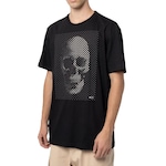 Camiseta Mcd Espada Caveira Relevo Sm25 - Masculina PRETO