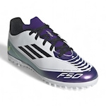 Chuteira Society adidas X Messi F50 Club Jr Infantil BRANCO