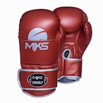 Luva de Boxe Mks Energy - Adulto VERMELHO/PRATA