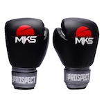 Luva de Boxe Mks New Prospect - Adulto PRETO/PRATA