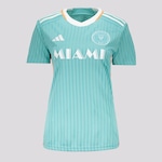 Camisa adidas Inter Miami Third 2024 - Feminina AZUL