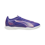 Chuteira Puma Futsal Ultra 5 Play - Adulto AZUL/ROSA