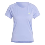 Camiseta Corrida Adizero adidas - Feminina AZUL