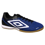 Chuteira Futsal Umbro Indoor Gravity - Adulto AZUL/BRANCO