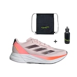 Kit Tênis adidas Feminino Duramo Speed + Mochila + Garrafinha ROSA/LARANJA