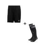 Kit Calção adidas Estro 19 Masculino + Meião PRETO