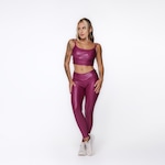 Conjunto Orbis com Calça Legging Empina Bumbum + Top Alça Fina Cirrê - Feminina VINHO