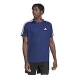 Camiseta adidas Train Essentials 3-Stripes - Masculina AZUL