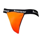 Protetor Genital Prottector com Suporte - Adulto LARANJA/BRANCO