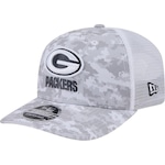 Boné New Era 970 Green Bay Packers Salute To Service - Snapback - Adulto CINZA