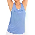 Camiseta Regata Live Icon Comfort Feminina AZUL