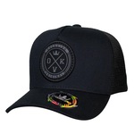 Boné Overking Trucker Patch - Strapback - Adulto PRETO